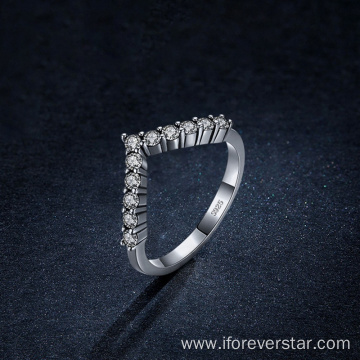 Hot Sale S925 Silver Rings Engagement Band Rings